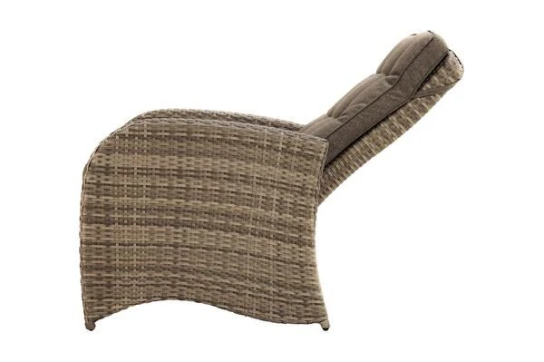 Ploß Rabida Comfort Dining / Lounge Sessel, Champagner-meliert, Polyrattan, 73x85x112 Cm, Verstellbar 20 Ploß Rabida Comfort Dining / Lounge Sessel, Champagner-meliert, Polyrattan, 73x85x112 Cm, Verstellbar – Bild 18