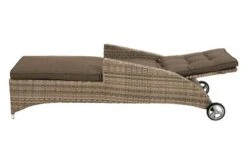Ploß Rabida Comfort Rollliege, Champagner-meliert, Polyrattan, 198x68x44cm, Verstellbar, Hohe Sitzhöhe 39 Ploß Rabida Comfort Rollliege, Champagner-meliert, Polyrattan, 198x68x44cm, Verstellbar, Hohe Sitzhöhe -Gartenladen 18 20165.jpg