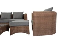 OUTFLEXX Loungegarnitur, Hellbraun, Polyrattan, 8tlg, 7 Personen, Inkl. Polster Und Kissen -Gartenladen 19 20918.jpg