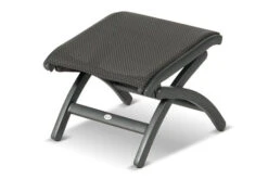 HARTMAN Da Vinci Hocker, Xerix/anthrazit, Alu/Textile, 50x47x42 Cm