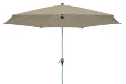DOPPLER Active Auto Tilt Mittelstockschirm, Greige, Aluminium/Textil, Ø 320 Cm, Mit Kurbel
