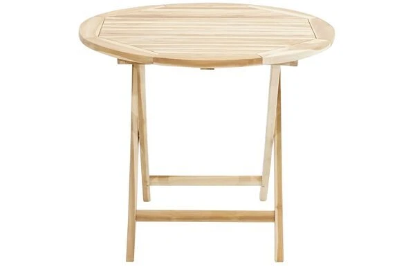 Klapptisch Lexington Aus ECO-Teakholz Von Ploß, Rund, 3 Klapptisch Lexington Aus ECO-Teakholz Von Ploß, Rund,