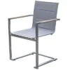 OUTFLEXX Freischwinger, Silber, Edelstahl/Textilene, Padded, Armlehnen Aus FSC-Teakholz -Gartenladen 1 13489.jpg