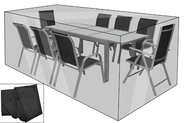 OUTFLEXX Premium Abdeckhaube Für Sitzgruppen, Schwarz, Wasserbeständig, 252 X 212 X 92 Cm 3 OUTFLEXX Premium Abdeckhaube Für Sitzgruppen, Schwarz, Wasserbeständig, 252 X 212 X 92 Cm