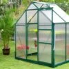 OUTFLEXX Gewächshaus, Grün, Alu/Polycarbonat, 4 Mm, Inkl. Fundament, Pulverb. 133 X 195 X 205 Cm 1 OUTFLEXX Gewächshaus, Grün, Alu/Polycarbonat, 4 Mm, Inkl. Fundament, Pulverb. 133 X 195 X 205 Cm -Gartenladen 1 13740.jpg