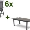 HARTMAN Esstischgarnitur, Xerix-anthrazit, Alu/HPL, 260/160x90 Cm, 6 Hochlehner -Gartenladen 1 13960.jpg