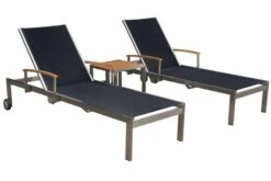 OUTFLEXX 2er-Set Sonnenliegen, Schwarz, Edelstahl/Teak, 195,5x74x35cm, Mit Beistelltisch 45x45cm -Gartenladen 1 14165.jpg