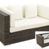 OUTFLEXX 2-Sitzer Sofa, Braun Marmoriert, Polyrattan, 152 X 85 X 70 Cm, Wasserfeste Kissenbox 2 OUTFLEXX 2-Sitzer Sofa, Braun Marmoriert, Polyrattan, 152 X 85 X 70 Cm, Wasserfeste Kissenbox -Gartenladen 1 15734 2 BOX.jpg