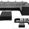 OUTFLEXX Loungemöbel-Set Polyrattan, Schwarz, Für 5 Personen, Inkl. Kaffeetisch, Wasserfeste Kissenbox 1 OUTFLEXX Loungemöbel-Set Polyrattan, Schwarz, Für 5 Personen, Inkl. Kaffeetisch, Wasserfeste Kissenbox -Gartenladen 1 1714 BOX B.jpg