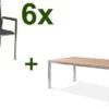 STERN Polaris Esstischgruppe, Silbergrau, Edelstahl/recycled Teak, Tisch 200 X 100 Cm, 6 Stapelsessel -Gartenladen 1 18095.jpg