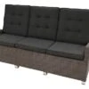 Ploß Rocking Comfort Dining / Lounge 3-Sitzer Sofa, Grau/braun-meliert, Polyrattan, 210x85x112 Cm, Verstellbar -Gartenladen 1 18207.jpg