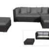 OUTFLEXX Loungemöbel-Set, Schwarz, Polyrattan, 5 Personen, Wasserfeste Kissenbox 1 OUTFLEXX Loungemöbel-Set, Schwarz, Polyrattan, 5 Personen, Wasserfeste Kissenbox -Gartenladen 1 18226 BOX A.jpg