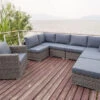 OUTFLEXX Loungemöbel-Set, Grau, Polyrattan, 8Personen, Mit Sessel, Verstellbare Sitzflächen, Wasserfeste Kissenbox 1 OUTFLEXX Loungemöbel-Set, Grau, Polyrattan, 8Personen, Mit Sessel, Verstellbare Sitzflächen, Wasserfeste Kissenbox -Gartenladen 1 18365 BOX.jpg