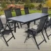 OUTFLEXX Premium Esstischgarnitur, OUTFLEXX® Anthrazit Matt, Alu/Textilene, Tisch 180/240x100cm, 8 Multipositionssessel -Gartenladen 1 19296.jpg