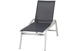 SIENA GARDEN Milos Stapelliege, Aluminium/Ranotex, 194 X 64 X 48 Cm