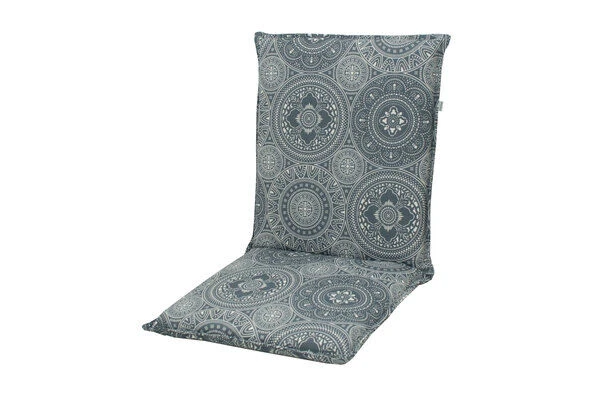 DOPPLER Lyra Stuhlauflage Niederlehner, Grau Gemustert, Polyester, 100 X 48 X 7 Cm, Mit Reißverschluss 3 DOPPLER Lyra Stuhlauflage Niederlehner, Grau Gemustert, Polyester, 100 X 48 X 7 Cm, Mit Reißverschluss