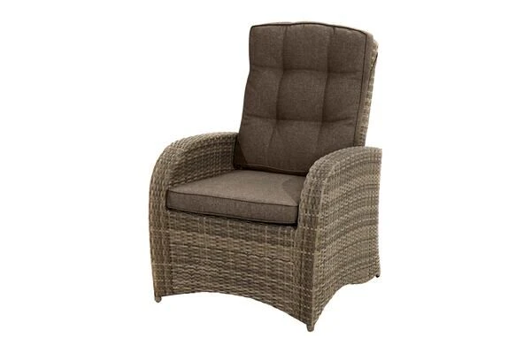 Ploß Rabida Comfort Dining / Lounge Sessel, Champagner-meliert, Polyrattan, 73x85x112 Cm, Verstellbar 3 Ploß Rabida Comfort Dining / Lounge Sessel, Champagner-meliert, Polyrattan, 73x85x112 Cm, Verstellbar