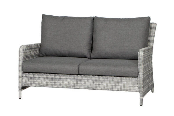 SIENA GARDEN Soria 2-Sitzer Loungesofa, Ice Grey, Alu / Gardino®-Geflecht, 149x87x88 Cm 3 SIENA GARDEN Soria 2-Sitzer Loungesofa, Ice Grey, Alu / Gardino®-Geflecht, 149x87x88 Cm