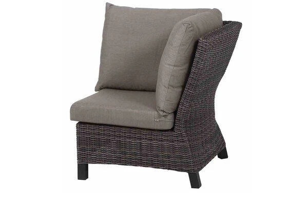 SIENA GARDEN Corido Eckelement, Charcoal, Alu / Gardino®-Geflecht, 83x83x88 Cm 3 SIENA GARDEN Corido Eckelement, Charcoal, Alu / Gardino®-Geflecht, 83x83x88 Cm