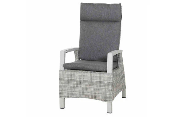 SIENA GARDEN Corido Dining Sessel, Ice Grey, Alu / Gardino®-Geflecht, 76x62x109 Cm, Verstellbar 3 SIENA GARDEN Corido Dining Sessel, Ice Grey, Alu / Gardino®-Geflecht, 76x62x109 Cm, Verstellbar