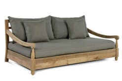 Ausgewählte Produkte 9 OUTFLEXX Sofa, Natur, Recycled FSC®-Teak, 190x112x82cm 2 Sitzer, Inkl. Kissen, Mit Armlehnen
