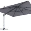 OUTFLEXX Ampelschirm, Anthrazit/grau, Alu/Polyester, 350x350cm, Inkl. Plattenständer 2 OUTFLEXX Ampelschirm, Anthrazit/grau, Alu/Polyester, 350x350cm, Inkl. Plattenständer -Gartenladen 1 20363.jpg