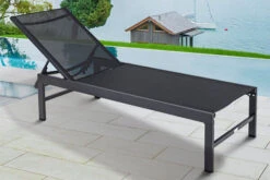 OUTFLEXX Liege, Anthrazit Matt/schwarz, Alu/Textilene, 190x62x34cm, Rückenlehne Verstellbar -Gartenladen 1 20394.jpg