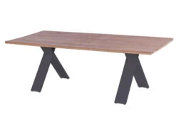 Ausgewählte Produkte 9 HARTMAN Xanadu Esstisch, Xerix, Alu / Teakholz, 220 X 100 Cm, X-Gestell