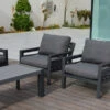 OUTFLEXX Sessel, Anthrazit, Olefin/Alu, 80x86x72cm 2 OUTFLEXX Sessel, Anthrazit, Olefin/Alu, 80x86x72cm -Gartenladen 1 20851.jpg