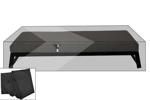 OUTFLEXX Premium Abdeckhaube Für Liegen Z.B. 20736/ 20737, 210x78x38cm, Wasserbeständig, Schwarz 3 OUTFLEXX Premium Abdeckhaube Für Liegen Z.B. 20736/ 20737, 210x78x38cm, Wasserbeständig, Schwarz