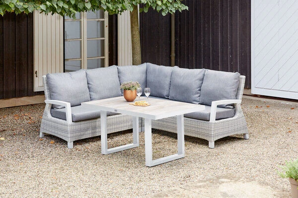 SIENA GARDEN Corido Loungeset, Ice Grey, Alu / Gardino®-Geflecht, 5 Personen, Loungetisch 140x85cm 3 SIENA GARDEN Corido Loungeset, Ice Grey, Alu / Gardino®-Geflecht, 5 Personen, Loungetisch 140x85cm