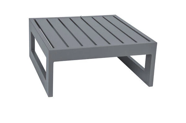 STERN Holly Beistelltisch/Hocker, Graphit, Aluminium, 72x72x37,5 Cm, Quadratisch 3 STERN Holly Beistelltisch/Hocker, Graphit, Aluminium, 72x72x37,5 Cm, Quadratisch