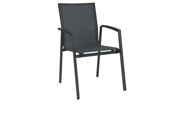 STERN New Top Stapelsessel, Anthrazit/karbon, Aluminium/Textil, 65x57x89 Cm, Pulverbeschichtet, Stapelbar 3 STERN New Top Stapelsessel, Anthrazit/karbon, Aluminium/Textil, 65x57x89 Cm, Pulverbeschichtet, Stapelbar