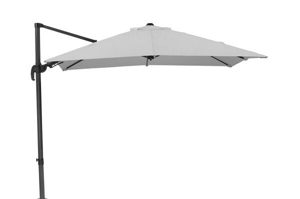 Schneider® SCHNEIDER Rhodos Eco Twist Ampelschirm, Grau, 270x270 Cm, Quadratisch 3 Schneider® SCHNEIDER Rhodos Eco Twist Ampelschirm, Grau, 270x270 Cm, Quadratisch