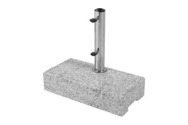 DOPPLER Granitsockel, Grau, Edelstahl/Granit, 25kg, Für Schirmstöcke Von 25-48 Mm 3 DOPPLER Granitsockel, Grau, Edelstahl/Granit, 25kg, Für Schirmstöcke Von 25-48 Mm