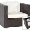 OUTFLEXX Sessel, Braun, Polyrattan, Inkl. Polster Und Kissen, Wasserfeste Kissenbox 2 OUTFLEXX Sessel, Braun, Polyrattan, Inkl. Polster Und Kissen, Wasserfeste Kissenbox -Gartenladen 1 2393 7 BOX.jpg