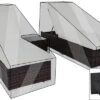 OUTFLEXX Premium Abdeckhauben-Set Für Liegen-Set 7761 (2 Liegen à 200x70x30cm), Schwarz, Wasserbeständig 2 OUTFLEXX Premium Abdeckhauben-Set Für Liegen-Set 7761 (2 Liegen à 200x70x30cm), Schwarz, Wasserbeständig -Gartenladen 1 7790.jpg