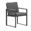 OUTFLEXX Alexander Stuhl, Mattgrau, Alu/Teak, 58x55x81cm, MitArmlehnen, Inkl. Polster 1 OUTFLEXX Alexander Stuhl, Mattgrau, Alu/Teak, 58x55x81cm, MitArmlehnen, Inkl. Polster -Gartenladen 20119 01.jpg