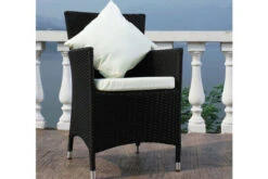 OUTFLEXX 2er Set Sessel, Schwarz, Polyrattan Inkl. Kissen Und Polster -Gartenladen 2035 07.jpg