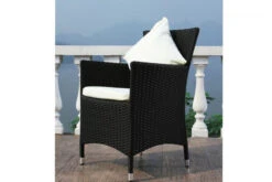 OUTFLEXX 2er Set Sessel, Schwarz, Polyrattan Inkl. Kissen Und Polster -Gartenladen 2035 08.jpg