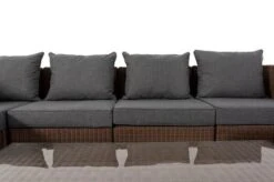 OUTFLEXX Loungegarnitur, Hellbraun, Polyrattan, 8tlg, 7 Personen, Inkl. Polster Und Kissen -Gartenladen 20 20918.jpg