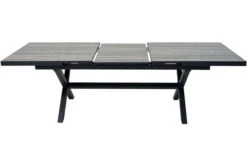 Ploß Louvra Auszugs-Dining-Tisch, Anthrazit/Holzoptik, Alu/Keramik, 160/210x100,5cm, Tischplatte Aus Keramikfliesen -Gartenladen 21629 6.jpg