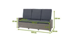 Ploß Vigo Comfort 3-Sitzer Speise-/Lounge-Sofa, Stahlgrau-meliert, Polyrattan, 210x84x110cm, Verstellbar -Gartenladen 21633 5.jpg