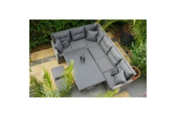 Ploß Vigo Dining-Lounge, Stahlgrau-meliert, Polyrattan, 7 Tlg., 5-6 Pers., 146x85cm, Inkl. Polster -Gartenladen 21634 10.jpg