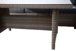 Ploß Vigo Dining-Lounge, Stahlgrau-meliert, Polyrattan, 7 Tlg., 5-6 Pers., 146x85cm, Inkl. Polster -Gartenladen 21634 8.jpg
