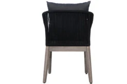 Ploß Arendal Diningsessel, Schwarz/grau, Rope/FSC-Akazie, 58,5x61,5x87cm, Inkl. Polster -Gartenladen 21640 10.jpg