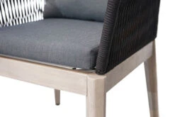 Ploß Arendal Diningsessel, Schwarz/grau, Rope/FSC-Akazie, 58,5x61,5x87cm, Inkl. Polster -Gartenladen 21640 9.jpg