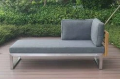 OUTFLEXX Ecklounge, Natur/grau, Edelstahl/Teak, 4 Personen, Inklusive Tisch 110 X 60 Cm, Lehne Links 34 OUTFLEXX Ecklounge, Natur/grau, Edelstahl/Teak, 4 Personen, Inklusive Tisch 110 X 60 Cm, Lehne Links -Gartenladen 21652 6.JPG
