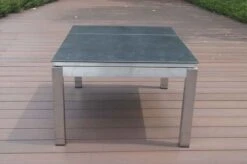 OUTFLEXX Multifunktionstisch, Grau Marmoriert, Glaskeramik / Edelstahl, 100/118x70/90x45/60cm, Platten Mehrfach Verstellbar -Gartenladen 21657 16.JPG