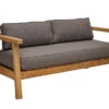 OUTFLEXX Hamim 2-Sitzer, Natur/grau, Teak/Olefin, 190 X 80 X 60 Cm, Recycled Teak -Gartenladen 21686 3.jpg